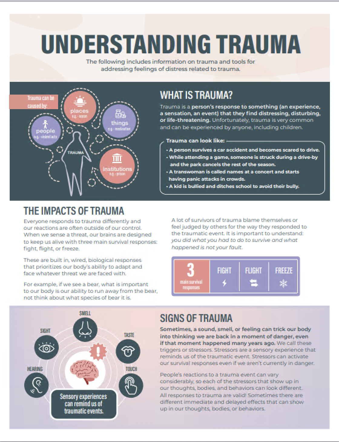 Trauma Informed Care Glossary Preview